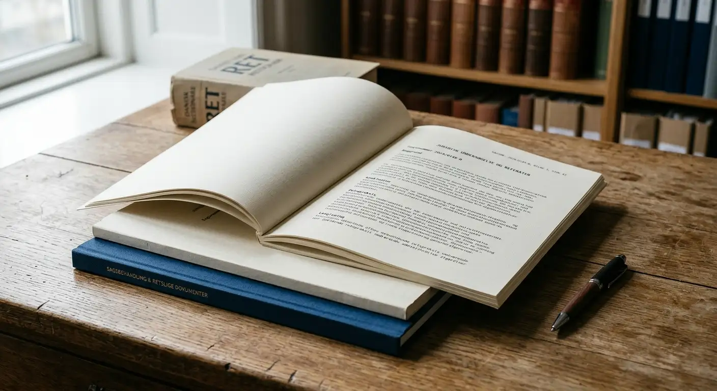 Skærmbillede-lignende illustration af Lov om spil i retsinformation.dk med fremhævning af paragrafferne om ROFUS og strafansvar.